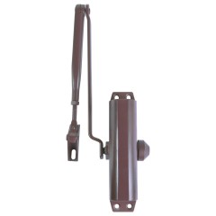 БУЛАТ Доводчик дверной ARCTIC ДД 502/4 DA-С (60-120 кг) коричневый, морозостойкий (10)