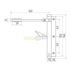 Пружинный доводчик 101