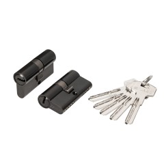 Цилиндровый механизм (200 ZA/60) 2000ZAKey60(25+10+25) BL черный 5Key